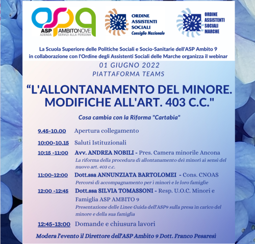 L'allontanamento del minore - Convegno L'allontanamento del minore - Convegno