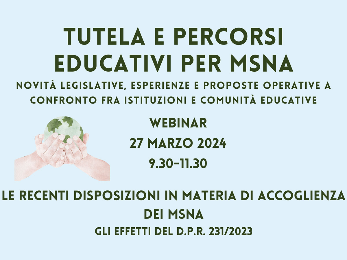 Tutela e percorsi educativi Msna